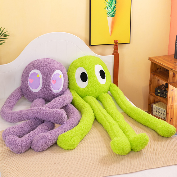 М'яка іграшка-подушка "Octopus" восьминіг Зелений, 200 см | Зображення 2