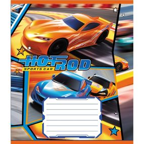 Тетрадь ученическая "Супертрак" 018-530353K-4 в клеточку, 18 листов