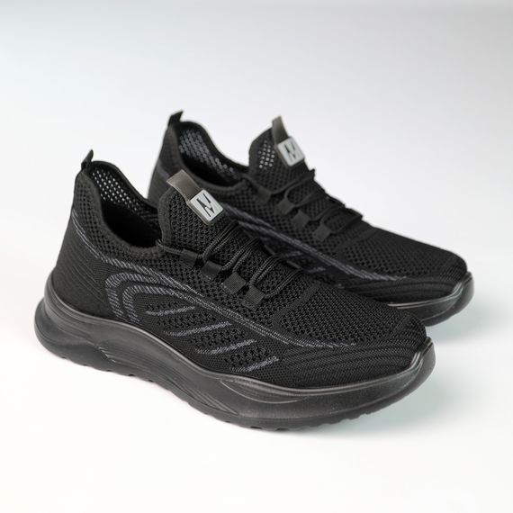 Кросівки чоловічі 591446 Чорні 41 42 43 44 45 46 | Зображення 7