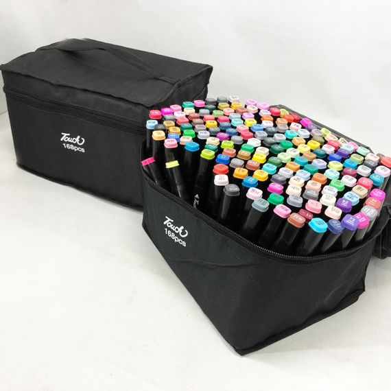 Набор двусторонних маркеров для творчества, Набор двусторонних маркеров для девочек QJ-53 | Зображення 6