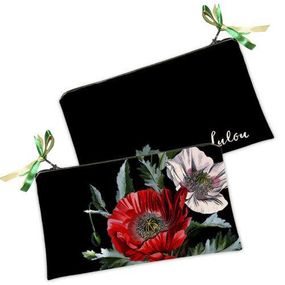 Косметичка женская Маки 20х12 см (K_FFL020)