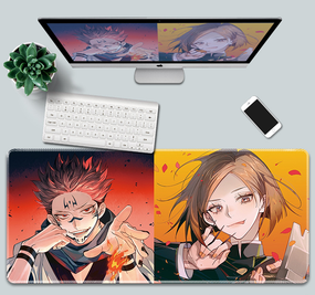 Игровая поверхность для мышки с Аниме принтом "Магическая битва/Jujutsu Kaisen" Юдзи Итадори 800*300*3 мм 0319