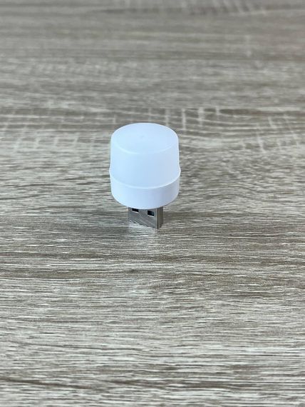 Міні лампа USB LED LAMP 1Вт портативний ліхтарик від повербанку Білий | Зображення 2