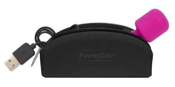 Мінівібромасажер PalmPower Pocket із чохлом на блискавці, водостійкий, перезаряджуваний, довжина 9см | Зображення 3