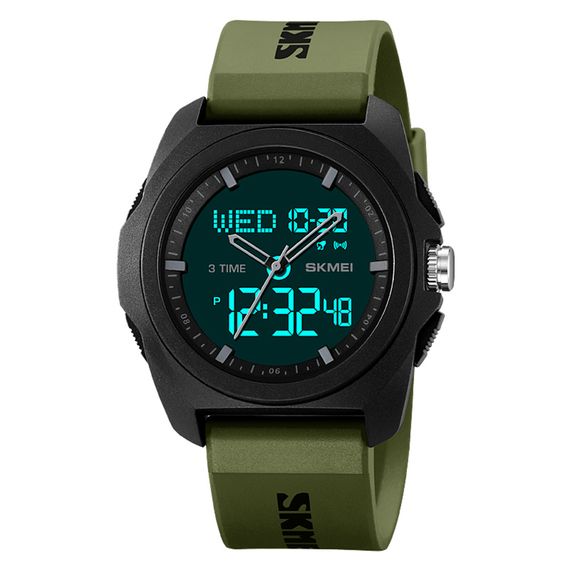 Чоловічий годинник Skmei 2199AG Army Green | Зображення 1