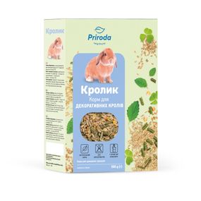 Корм Природа Кролик для декоративних кролів та інших домашніх гризунів 500 г