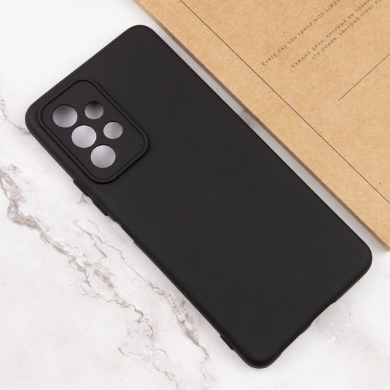 Чохол TPU GETMAN Liquid Silk Full Camera для Samsung Galaxy A33 5G Чорний / Black | Зображення 3