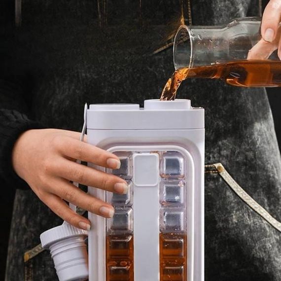 Форма силіконова для льоду складана форма Кубики Біла