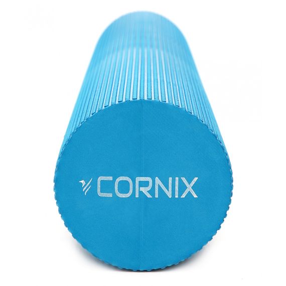 Масажний ролик Cornix EVA+ 90 x 15 см (валик, ролер) XR-0316 Blue | Зображення 1