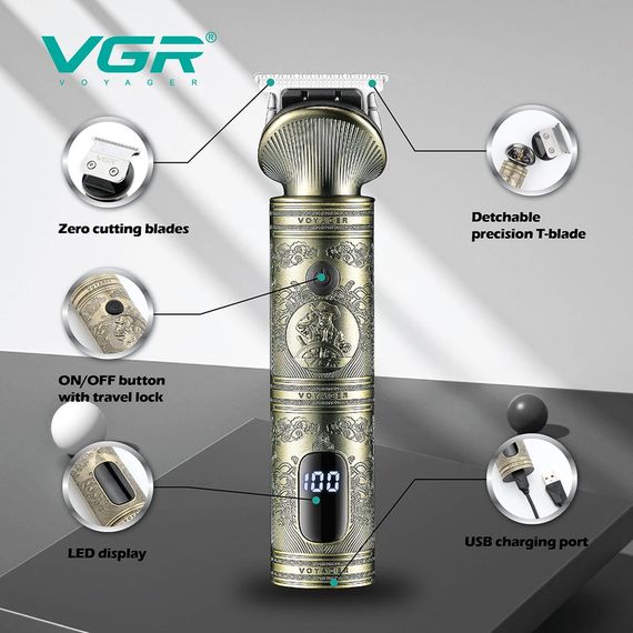 Професійний тример для гоління та стрижки VGR V-962 (41893-V-962_439) | Зображення 2