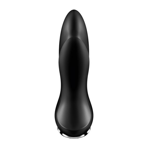 Анальний смарт-вібратор Rotator Plug 1+ з вібрацією та імітацією римінгу, чорний колір Satisfyer (Німеччина) sexstyle | Зображення 1