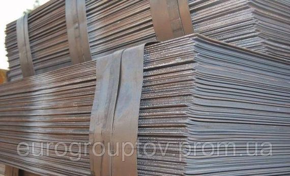 Аркуш гарячекатаний сталевий 70х2000х6000 сталь 40Х