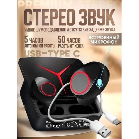 Бездротові навушники M90 Pro True Wireless NS-188 Earbuds 5.3 | Зображення 2