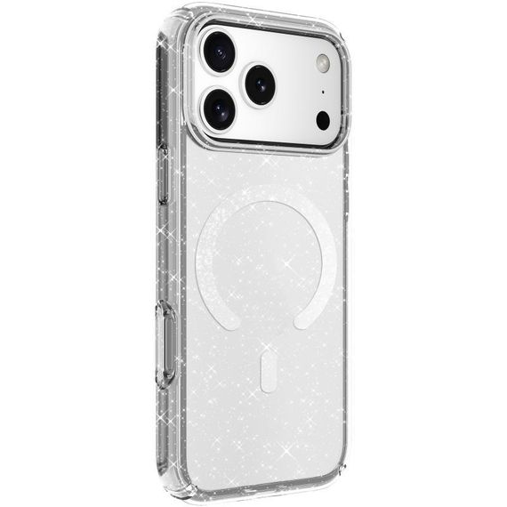Чохол TPU Eclipse Sparkle (MagFit) для Apple iPhone 17 Pro (6.3") Clear | Зображення 1