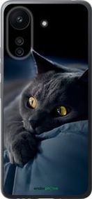 Чохол на Xiaomi Redmi 13C Димчастий кіт "825u-3410-2448"