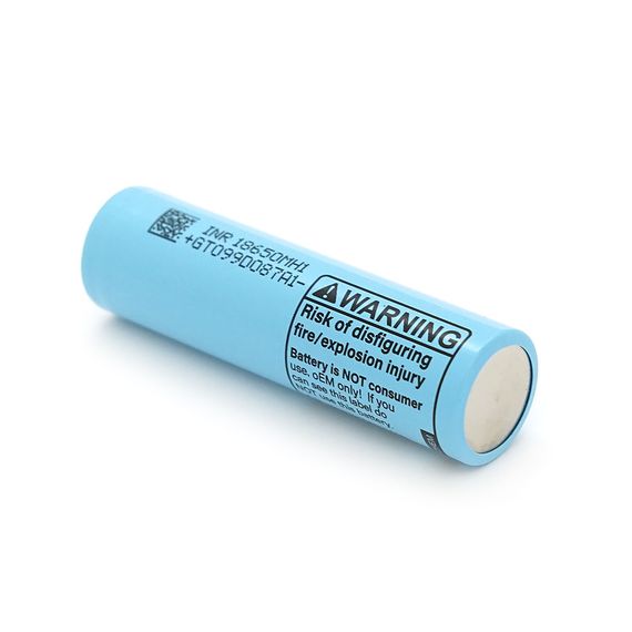 Акумулятор 18650 Li-Ion LG LGGBMH11865 (LG MH1), 3200mAh, 10A, 4.2/3.7/2.5V, Cyan, 2 шт в упаковці, ціна за 1 шт | Зображення 1
