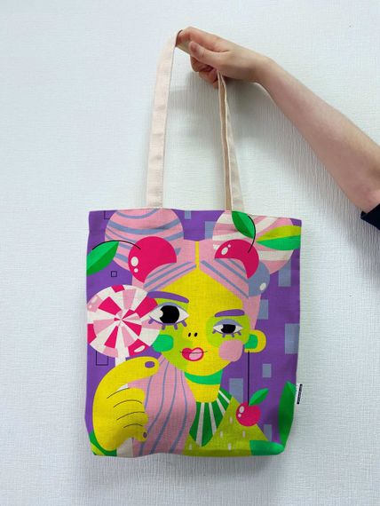 Екосумка з двунитки - Астронавт. Сільпо