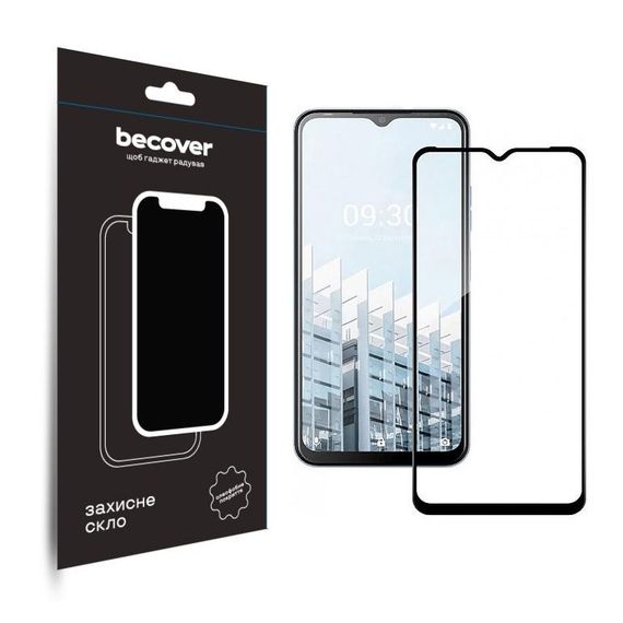 Захисне скло для телефону BeCover Захисне скло  для Tecno Pop 6 Pro (BE8) Black (708556) | Зображення 1