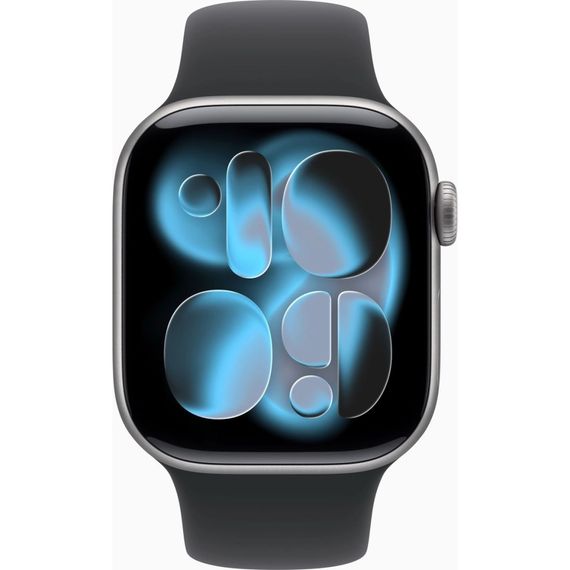 Смарт-годинник Apple Watch Series 11 GPS 42mm Space Grey Aluminium Case with Black Sport Band - S/M (MEQW4RK/A) | Зображення 1