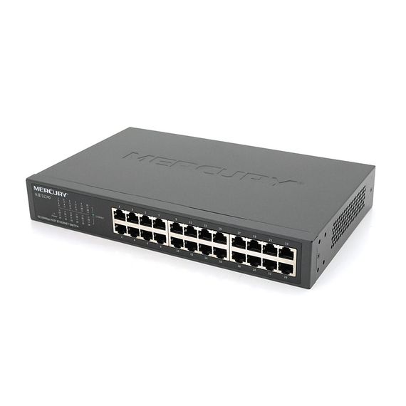 Комутатор Mercury S124D, 24 порти Ethernet 10/100 Мбіт / сек, BOX Q6 | Зображення 2