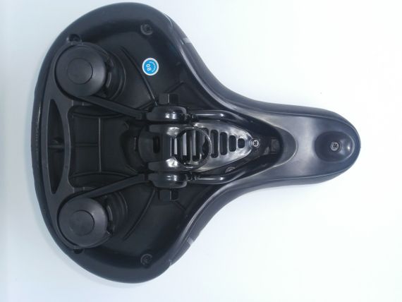 Сідло велосипедне з пружинами Velo Чорний V-0002 | Зображення 2
