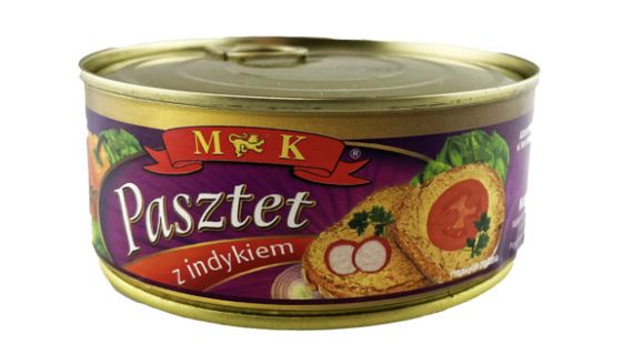 Паштет м'ясний з індиком MK, 300 г, ж/б Польща