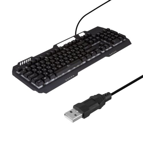 Клавиатура и мышь JEQANG JK-968 USB кабель 1,4 м подсветка черный (ЦЦУ-00033924_411) | Зображення 4