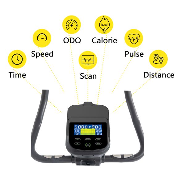 Велотренажер електромагнітний Cornix Amber Black | Зображення 5