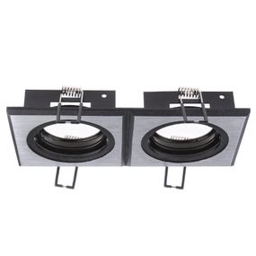 Светильник точечный HDL-DT 105/2 SS BK MR16