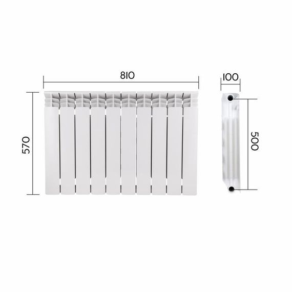 Радіатор біметалевий Thermo Alliance Bi-Vulcan PLUS 500/100 1,8 кг | Зображення 1