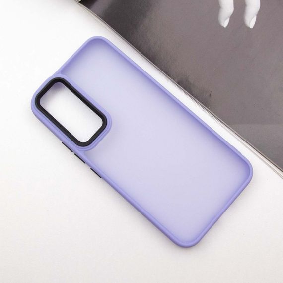 Чохол TPU+PC Lyon Frosted для Samsung Galaxy A35 Purple | Зображення 1