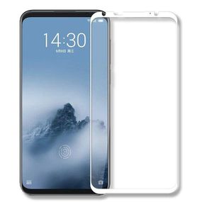 Захисне скло 2.5D на весь екран для Meizu 16 колір Білий
