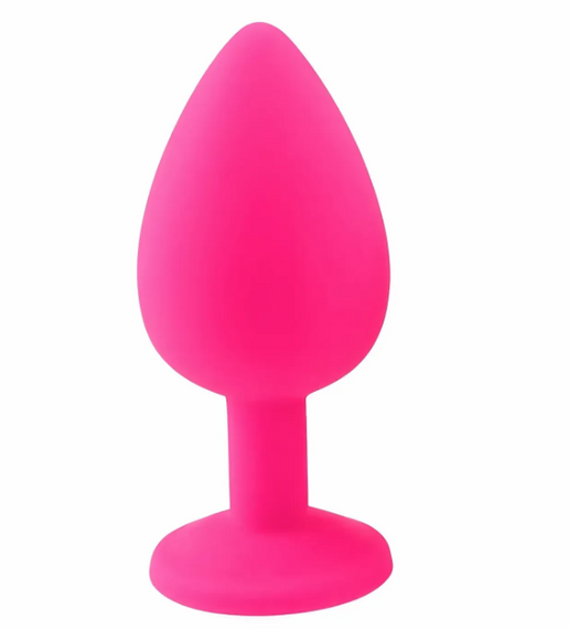 Силиконовая анальная пробка с кристаллом SKN KSIL-10S ( размер S ) sexstyle | Зображення 2