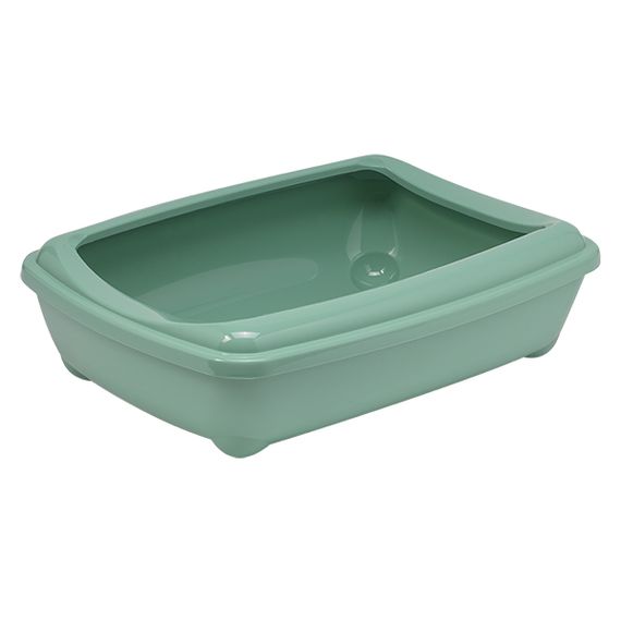 Moderna Arist-O-Tray туалет с бортиком для кошек, 57 см х 43 см х 16 см, зеленый