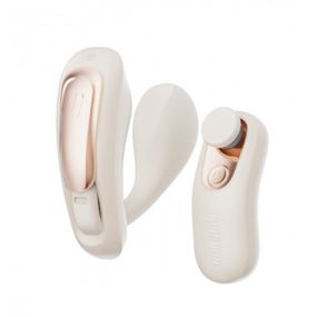 Вібратор у трусики з пультом керування Qingnan No.6 Wireless Control Beige білий Sex Aura