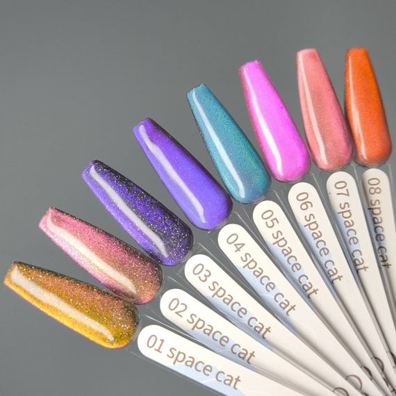 Світловідбивний гель-лак Gelix Space Cat №4 (з ефектом котячого ока) 8мл | Зображення 4