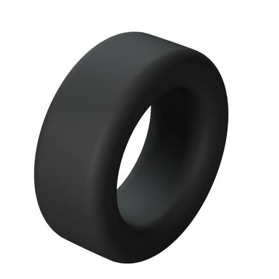 Эрекционное кольцо широкое Love To Love COOL RING - BLACK ONYX | Зображення 4