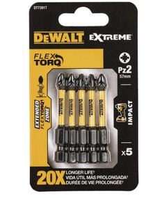 Набір біт DeWalt IMPACT TORSION EXTREME ударні Pozidriv (DT7391T)
