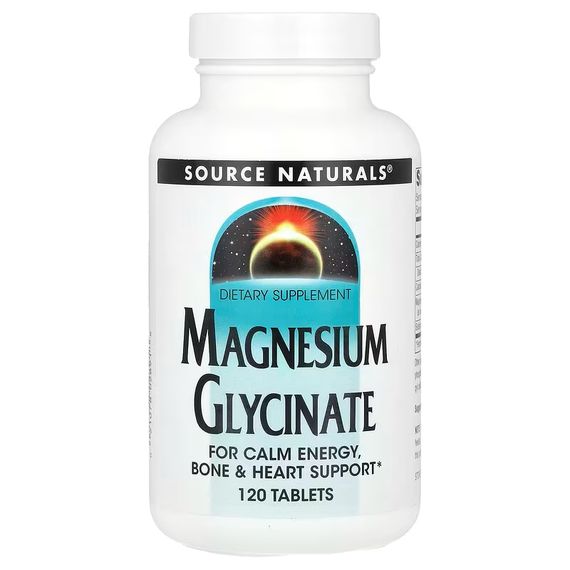 Глицинат магния Source Naturals Magnesium Glycinate 120 таблеток