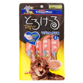 Жидкое лакомство CattyMan Tuna & Codfish с тунцом и треской для котов 4 шт х 16 гр