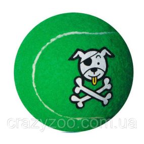 Іграшка для собак Rogz Molecule Ball Тенісний м'яч лайм 8 см 41722