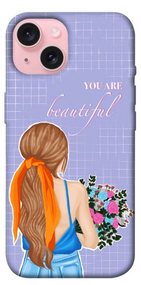 Чохол з картинкою You are beautiful для Apple iPhone 15 (6.1")