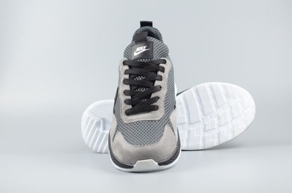 Кросівки літні сітка Nike сірі | Зображення 4