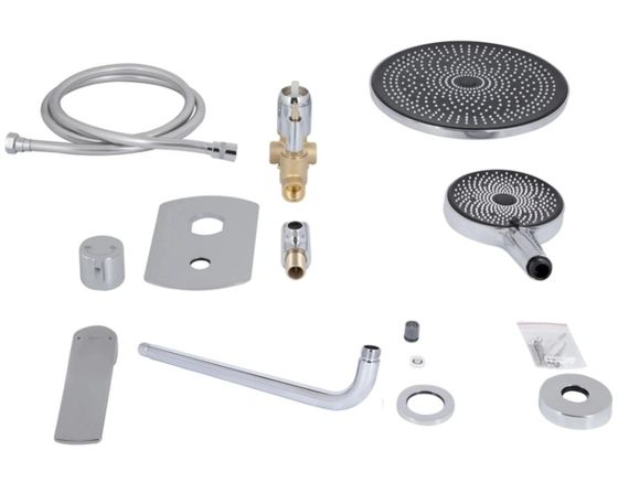 Душова система універсальна Qtap Slavonice Chrome прихованого монтажу QTSLA113CRM45898 | Зображення 2