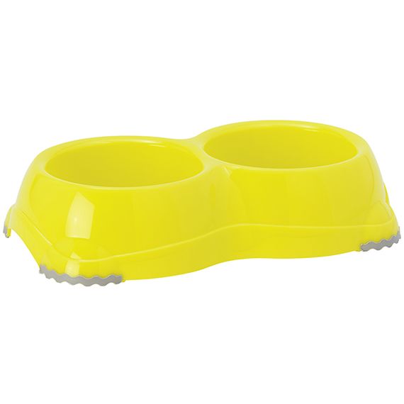 Миска подвійна Moderna Double Smarty Bowl, 2 шт х 330 мл, жовтий