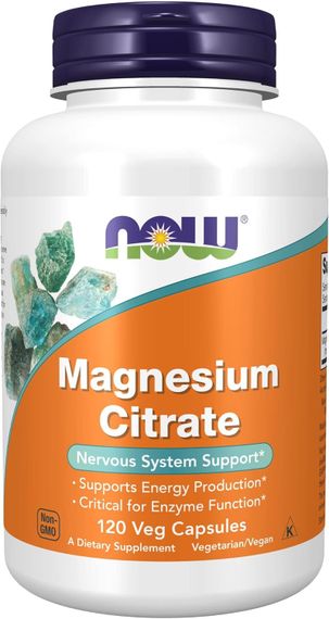 Цитрат магнію NOW Foods Magnesium Citrate 400 мг 120 капсул