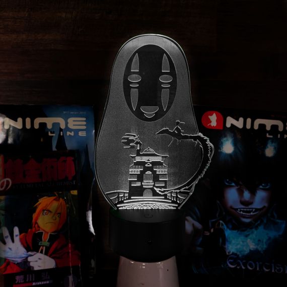 Акриловий світильник-нічник Формен Spirited Away білий tty-n001791