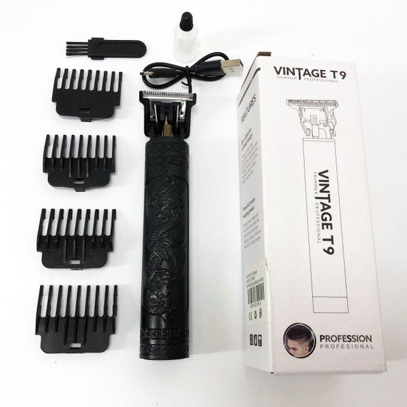 Машинка для стрижки с множеством насадок Vintage T9-2, Универсальный тример для стрижки и бритья JK-46
