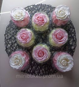 Букет  мыльных цветов "Комплимент"_4