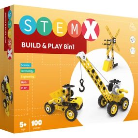 Конструктор Stem с болтами Build&amp;Play 8 в 1 на 100 деталей (3858894673322)